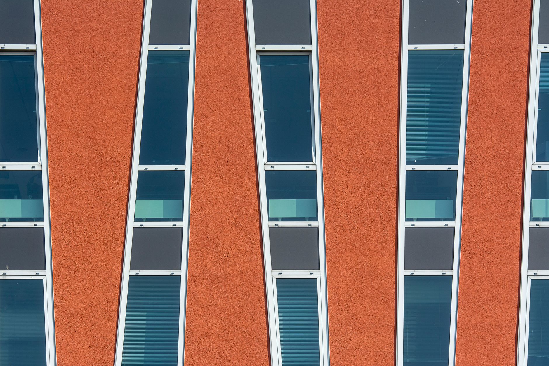 modern architectural facade with geometric patterns